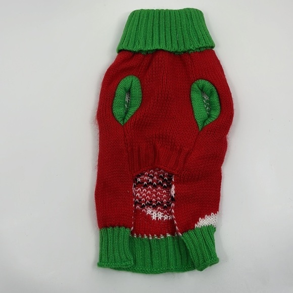 The Festive Paws: Unicorn Christmas Dog Sweater for Stylish Small Dogs‎ - Picture 2 of 4